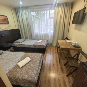 Номер №5 Стандарт с одной двухместной (180см) или двумя одноместными кроватями  (90+90см) до 2-х гостей